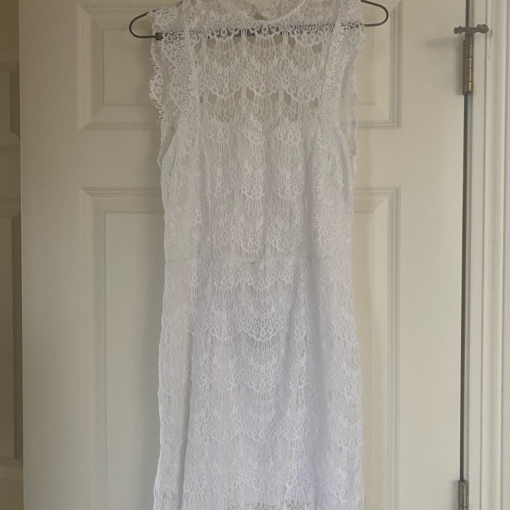 Free People Daydream White Lace Dress SMALL NWT